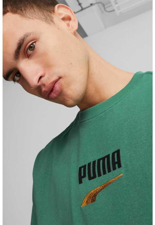 Тениска Downtown с овално деколте и лого Puma