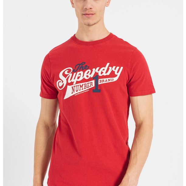 Тениска Vintage Scripted с лого SUPERDRY