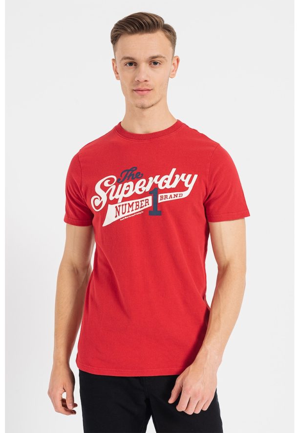 Тениска Vintage Scripted с лого SUPERDRY