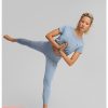 Тениска за йога Studio Yogini Lite dryCELL с усукан детайл Puma