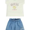 Тениска и къс панталон от шамбре - 2 части GUESS JEANS