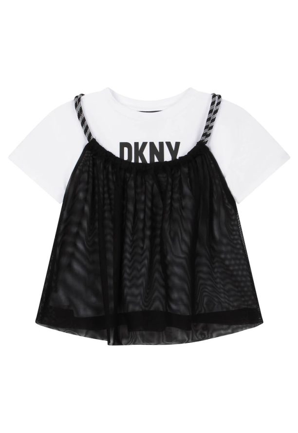 Тениска и мрежест топ DKNY