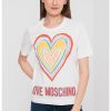 Тениска и щампа и пайети Love Moschino