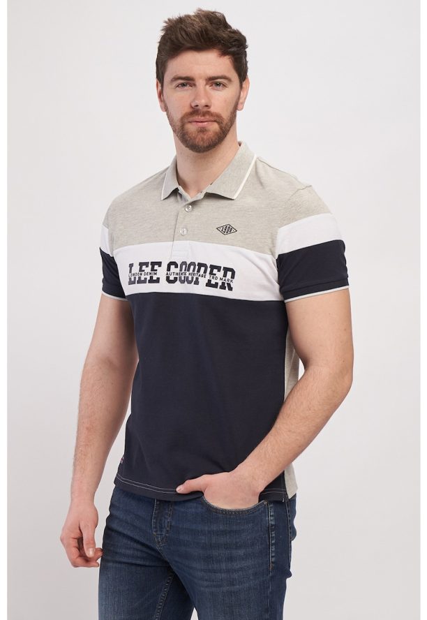 Тениска на лога с яка Lee Cooper