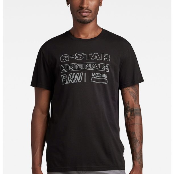 Тениска от органичен памук с лого G-Star RAW