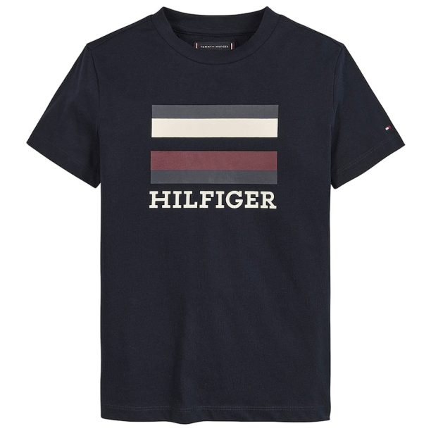 Тениска от органичен памук с лого Tommy Hilfiger