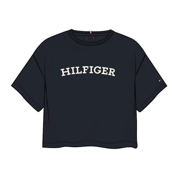 Тениска от органичен памук с лого Tommy Hilfiger