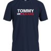 Тениска от органичен памук с лого Tommy Jeans