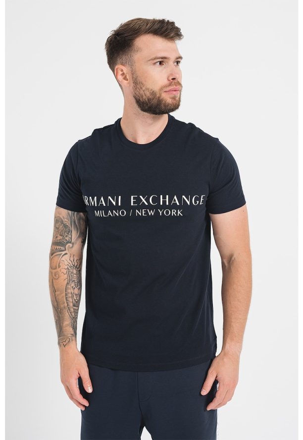 Тениска по тялото с лого ARMANI EXCHANGE