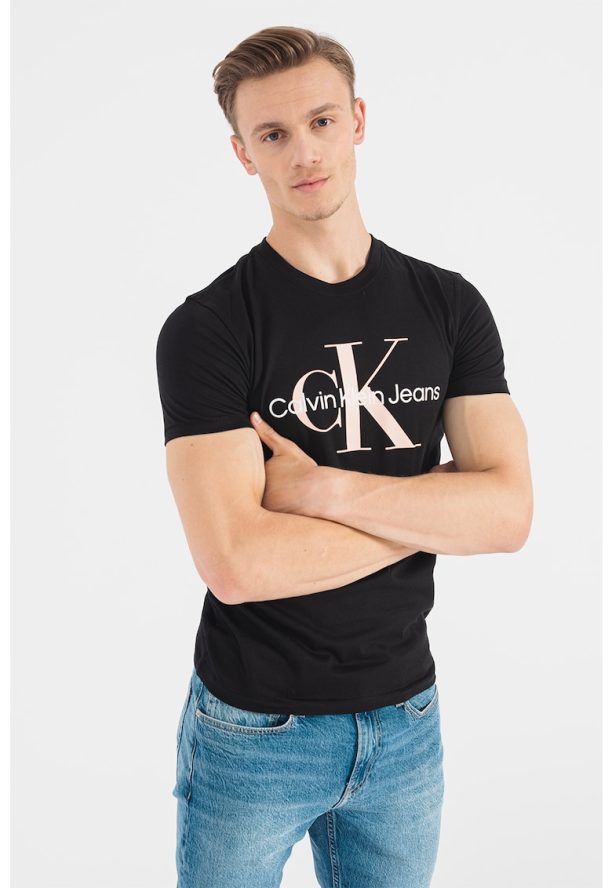 Тениска по тялото с органичен памук CALVIN KLEIN JEANS