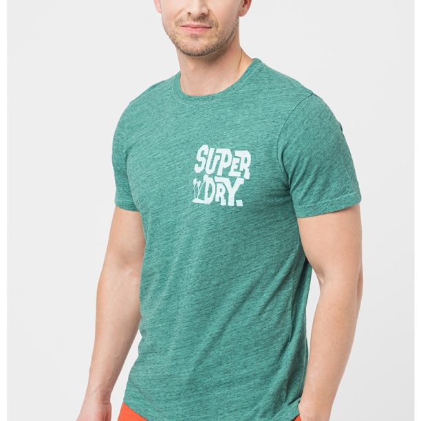 Тениска с десен SUPERDRY