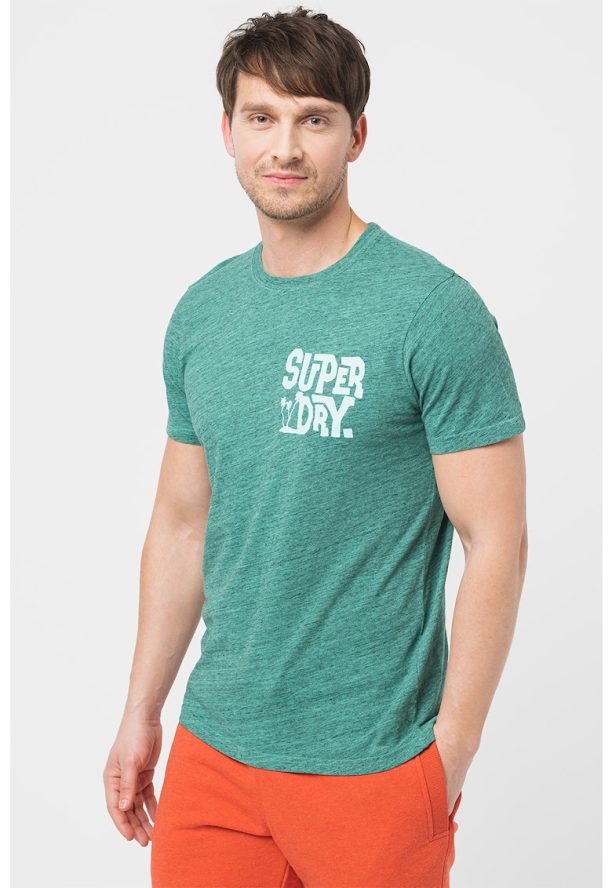 Тениска с десен SUPERDRY