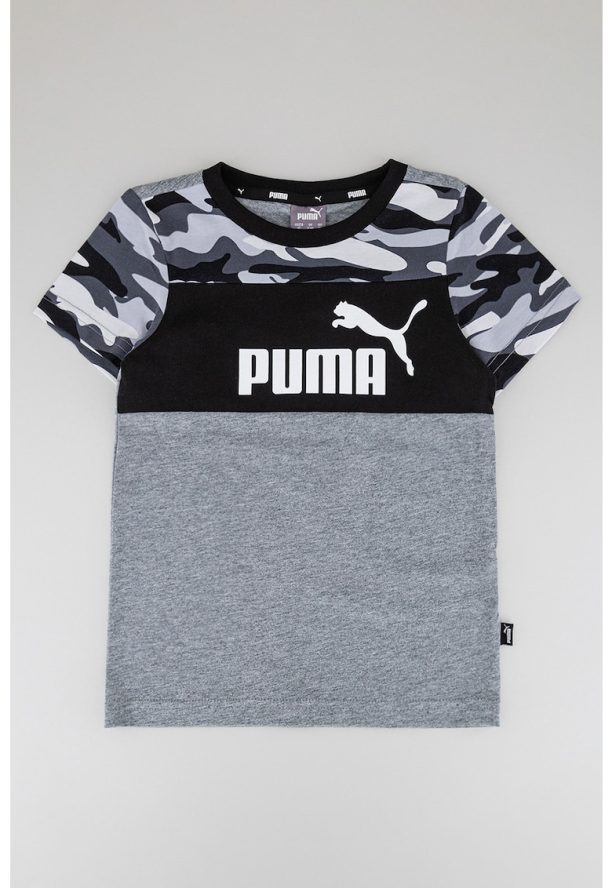 Тениска с камуфлажни панели Puma