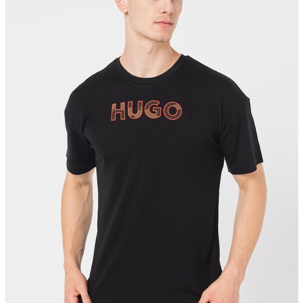 Тениска с лиосел Camo HUGO