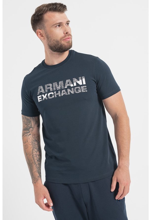 Тениска с лого ARMANI EXCHANGE