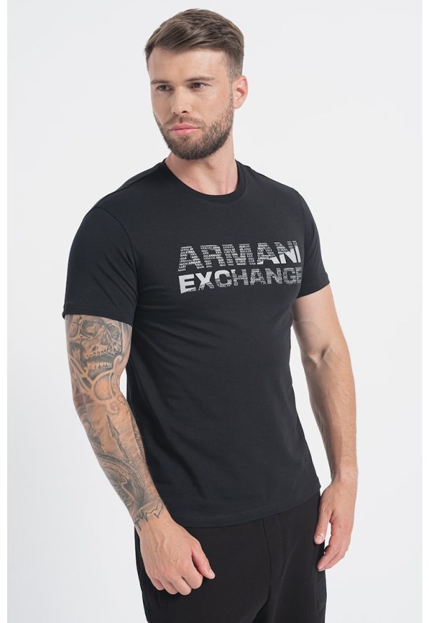 Тениска с лого ARMANI EXCHANGE