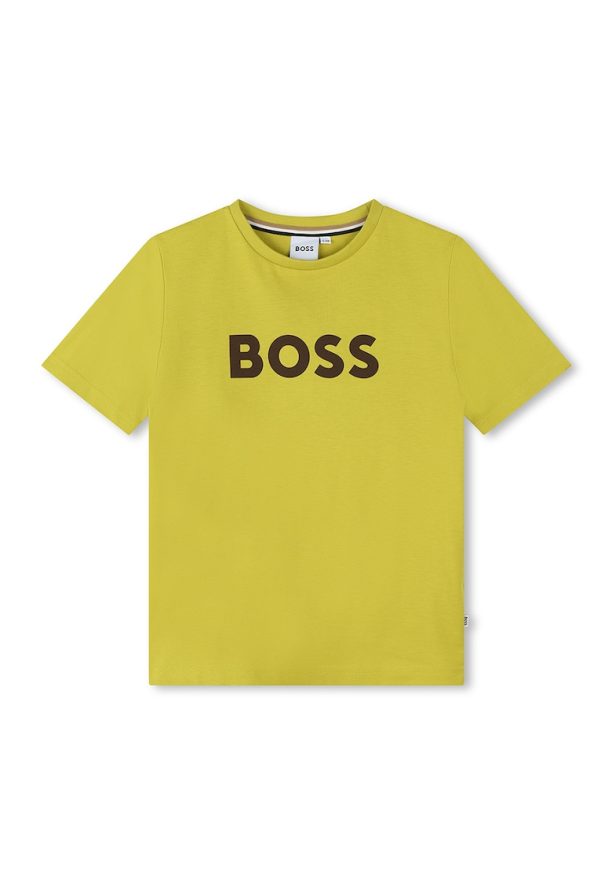 Тениска с лого BOSS Kidswear