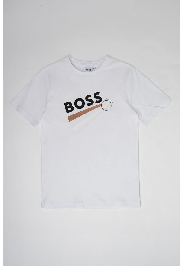 Тениска с лого BOSS Kidswear