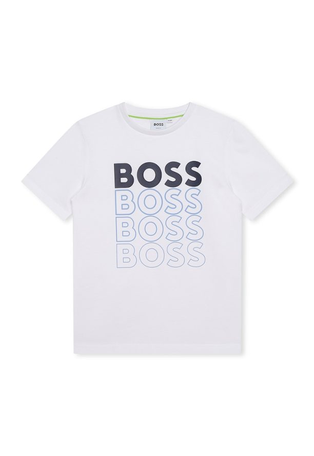 Тениска с лого BOSS Kidswear