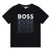 Тениска с лого BOSS Kidswear