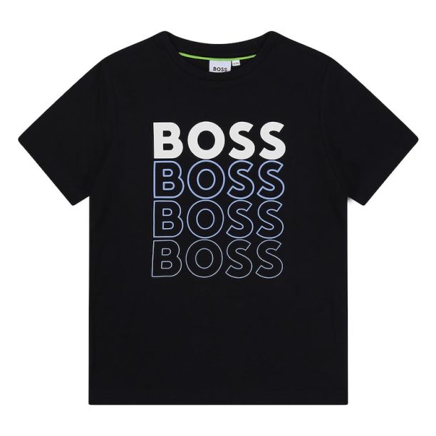 Тениска с лого BOSS Kidswear