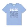 Тениска с лого BOSS Kidswear