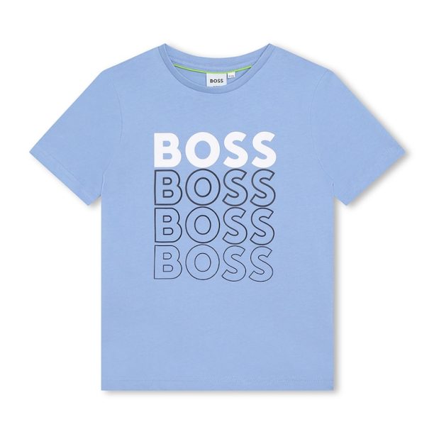 Тениска с лого BOSS Kidswear