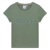 Тениска с лого BOSS Kidswear