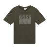 Тениска с лого BOSS Kidswear