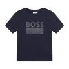 Тениска с лого BOSS Kidswear