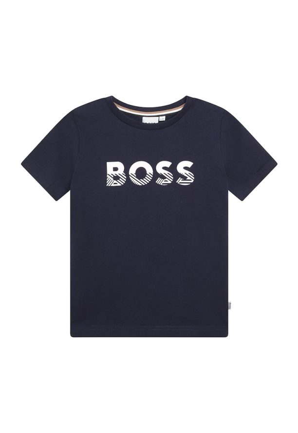 Тениска с лого BOSS Kidswear