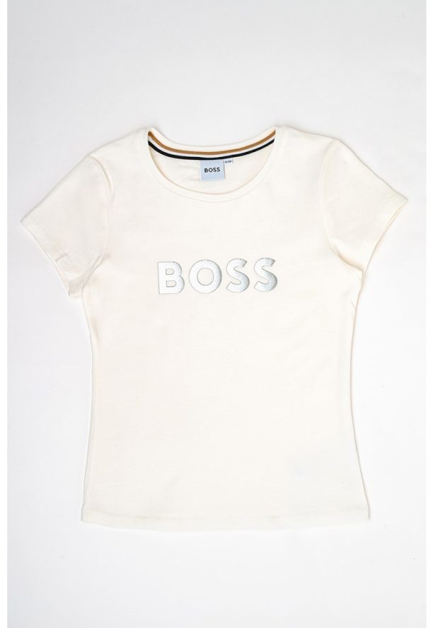 Тениска с лого BOSS Kidswear