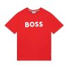 Тениска с лого BOSS Kidswear