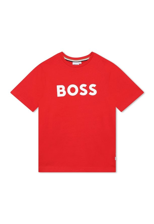 Тениска с лого BOSS Kidswear