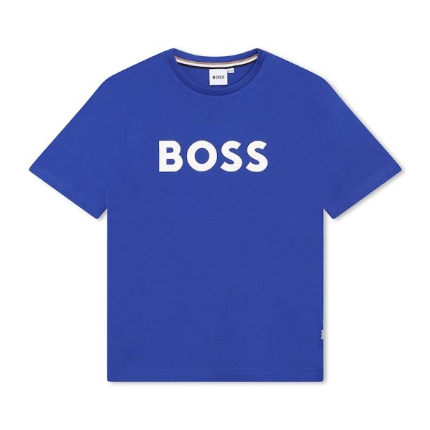 Тениска с лого BOSS Kidswear