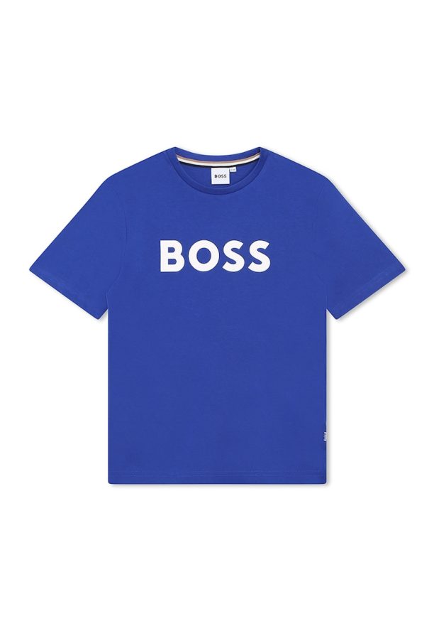 Тениска с лого BOSS Kidswear