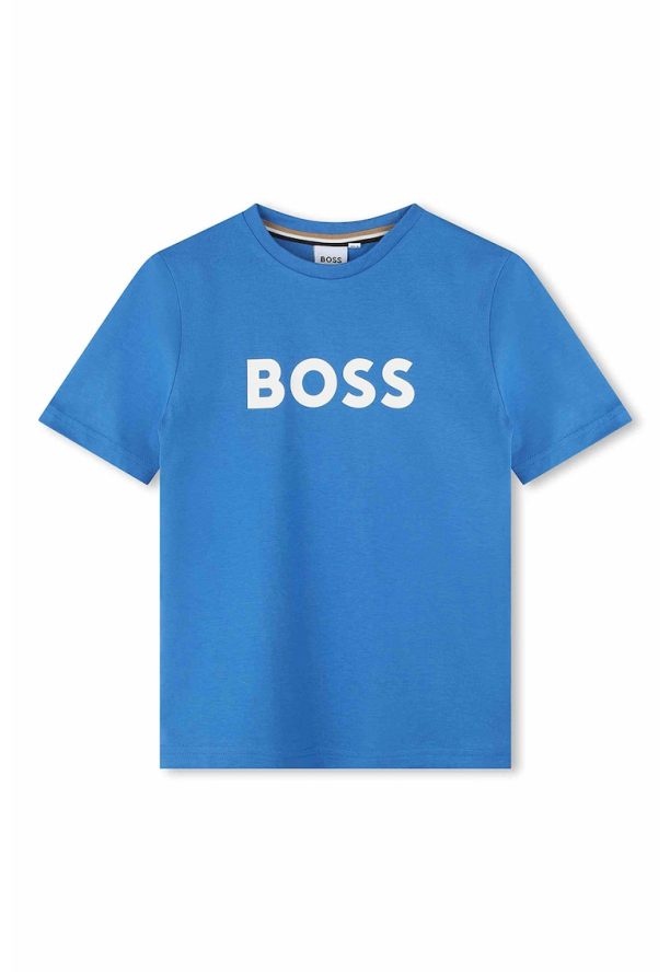 Тениска с лого BOSS Kidswear