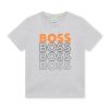 Тениска с лого BOSS Kidswear