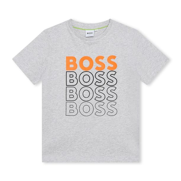 Тениска с лого BOSS Kidswear