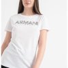 Тениска с овално деколте и лого ARMANI EXCHANGE