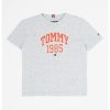 Тениска с овално деколте и лого Tommy Hilfiger