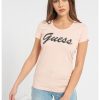 Тениска с памук и лого GUESS JEANS