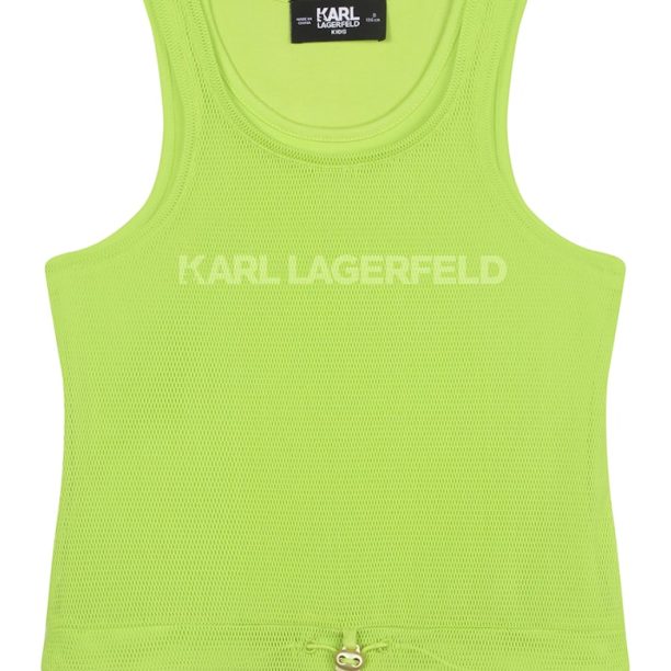 Топ с модал и лого KARL LAGERFELD KIDS