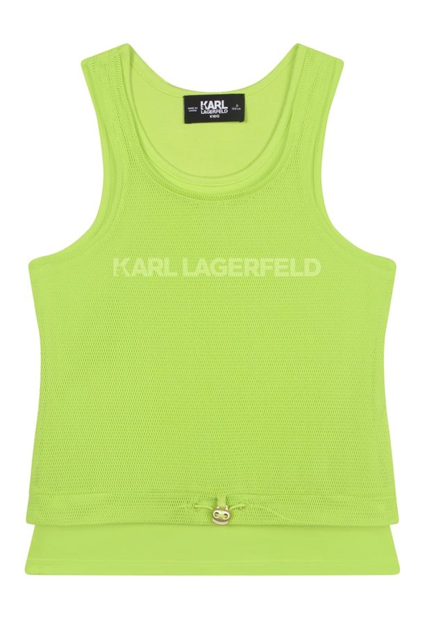 Топ с модал и лого KARL LAGERFELD KIDS