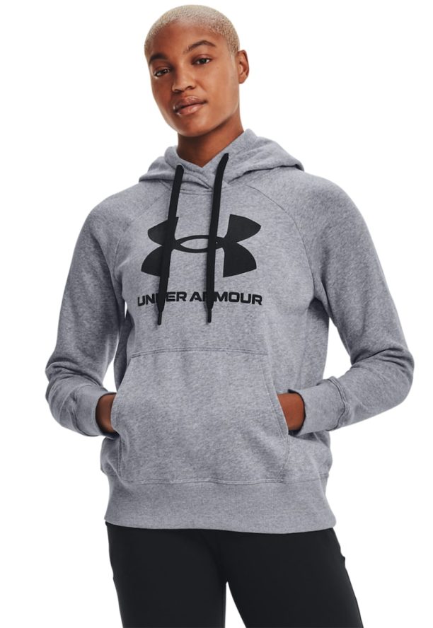 Тренировъчно поларено худи Rival с джоб кенгуру Under Armour