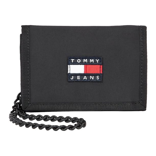 Тройно прегъващ се портфейл с лого Tommy Jeans