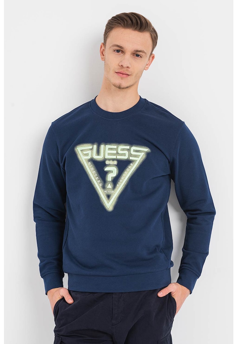 Фитнес суитшърт с лого Guess