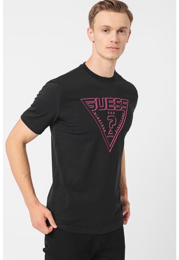 Фитнес тениска с лого Guess