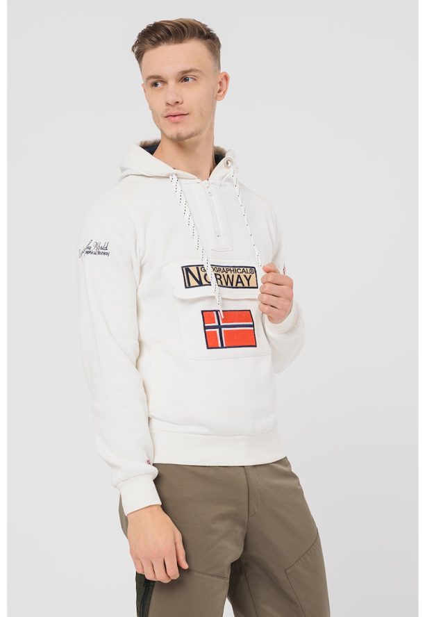 Худи Gym Class с къс цип Geographical Norway