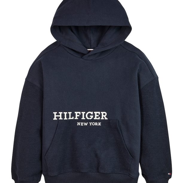 Худи от органичен памук с джоб кенгуру Tommy Hilfiger